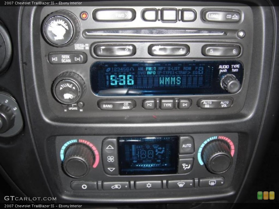 Ebony Interior Controls for the 2007 Chevrolet TrailBlazer SS #46621459