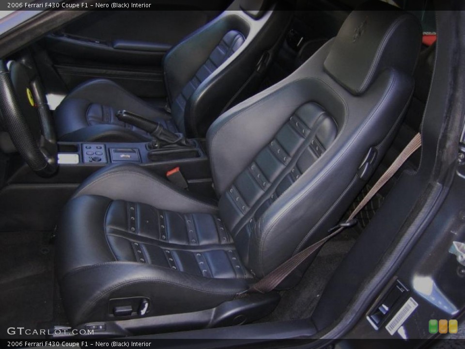 Nero (Black) Interior Photo for the 2006 Ferrari F430 Coupe F1 #46621525