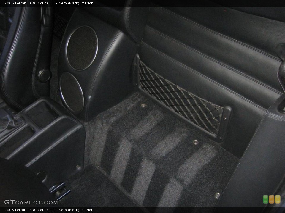 Nero (Black) Interior Photo for the 2006 Ferrari F430 Coupe F1 #46621534