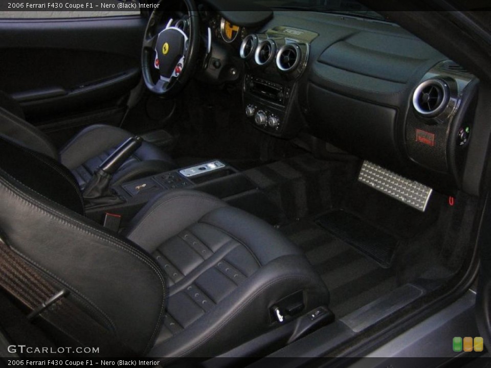 Nero (Black) Interior Dashboard for the 2006 Ferrari F430 Coupe F1 #46621585