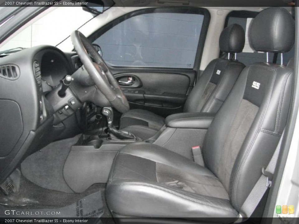 Ebony Interior Photo for the 2007 Chevrolet TrailBlazer SS #46621591