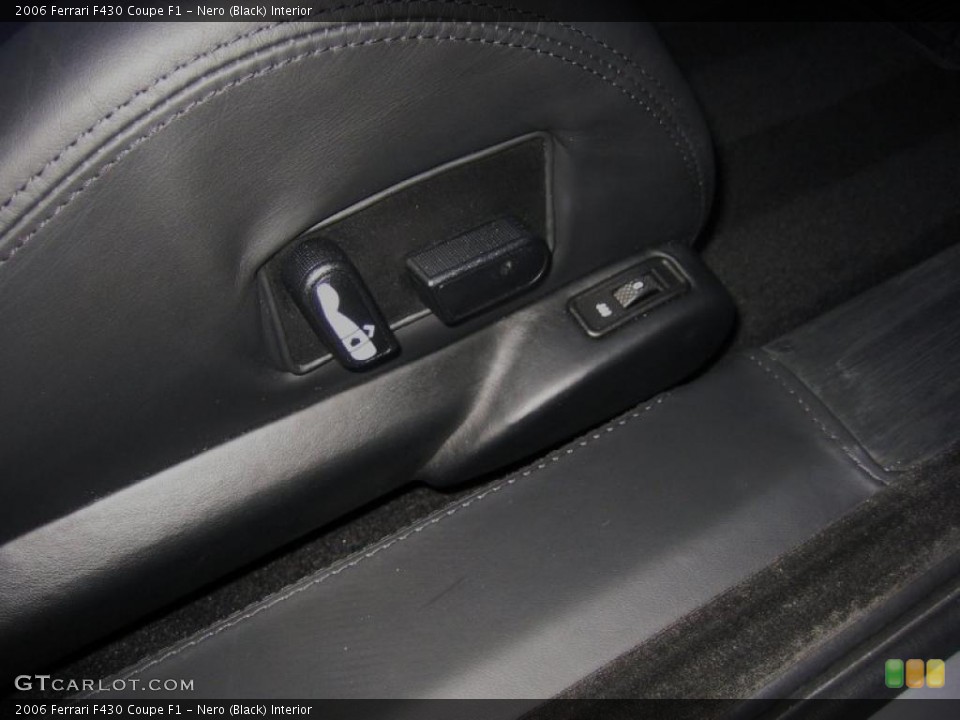Nero (Black) Interior Controls for the 2006 Ferrari F430 Coupe F1 #46621612