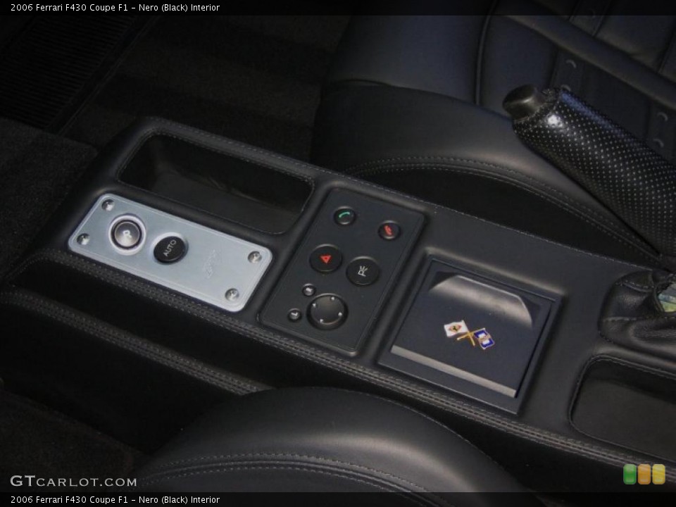 Nero (Black) Interior Controls for the 2006 Ferrari F430 Coupe F1 #46621789