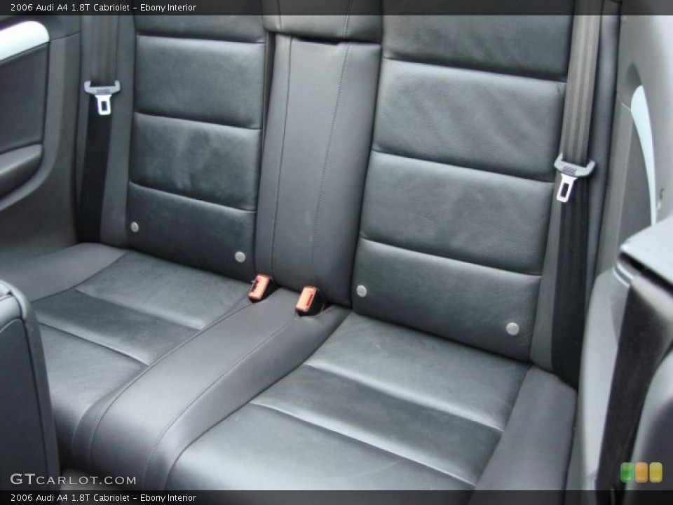 Ebony Interior Photo for the 2006 Audi A4 1.8T Cabriolet #46623415