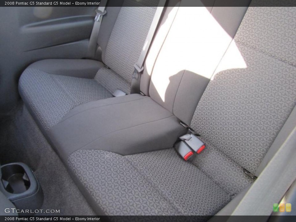 Ebony Interior Photo for the 2008 Pontiac G5  #46625194