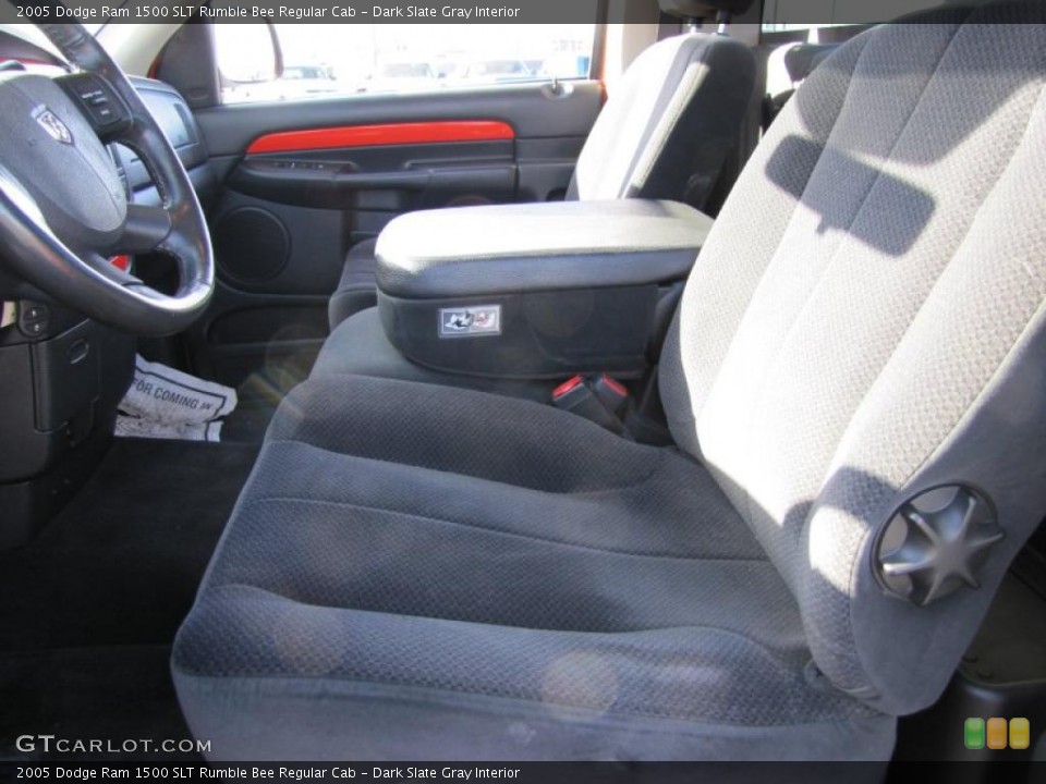 Dark Slate Gray Interior Photo for the 2005 Dodge Ram 1500 SLT Rumble Bee Regular Cab #46626091