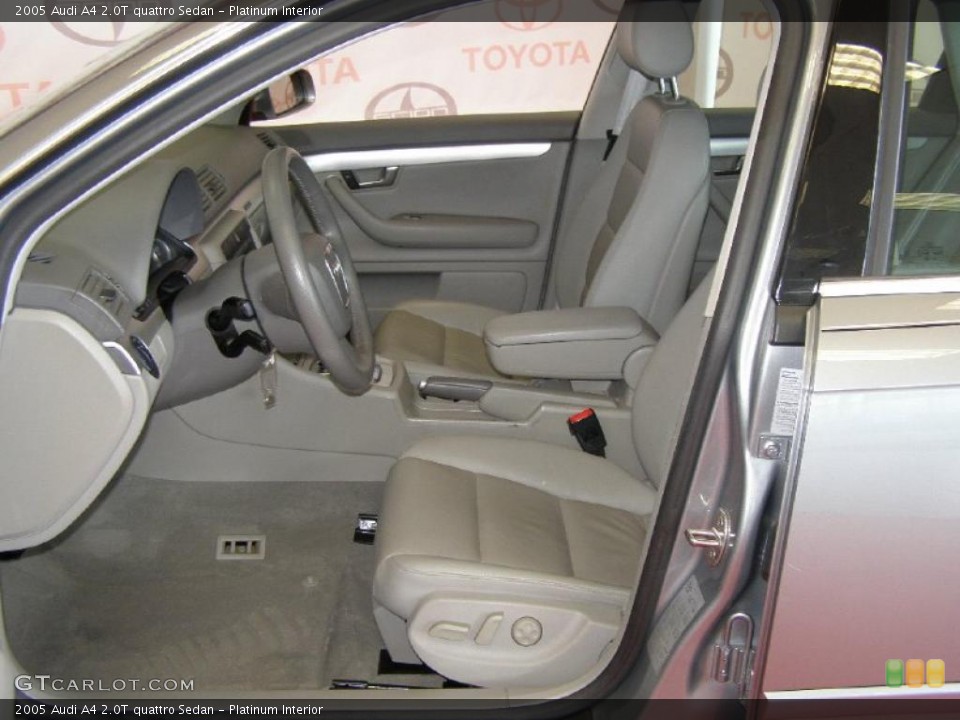 Platinum Interior Photo for the 2005 Audi A4 2.0T quattro Sedan #46626361