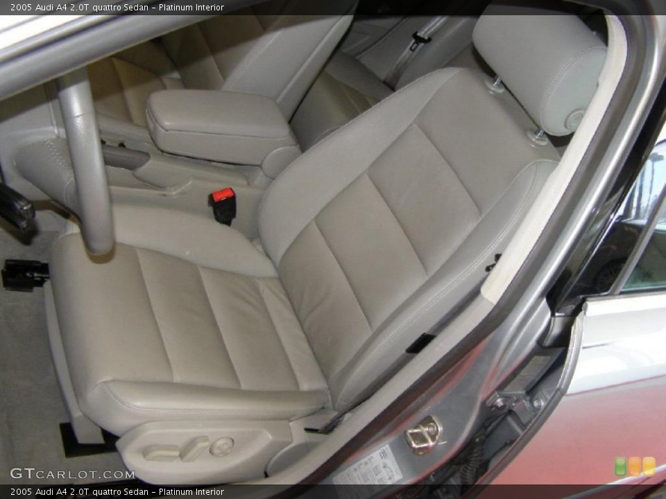 Platinum Interior Photo for the 2005 Audi A4 2.0T quattro Sedan #46626370