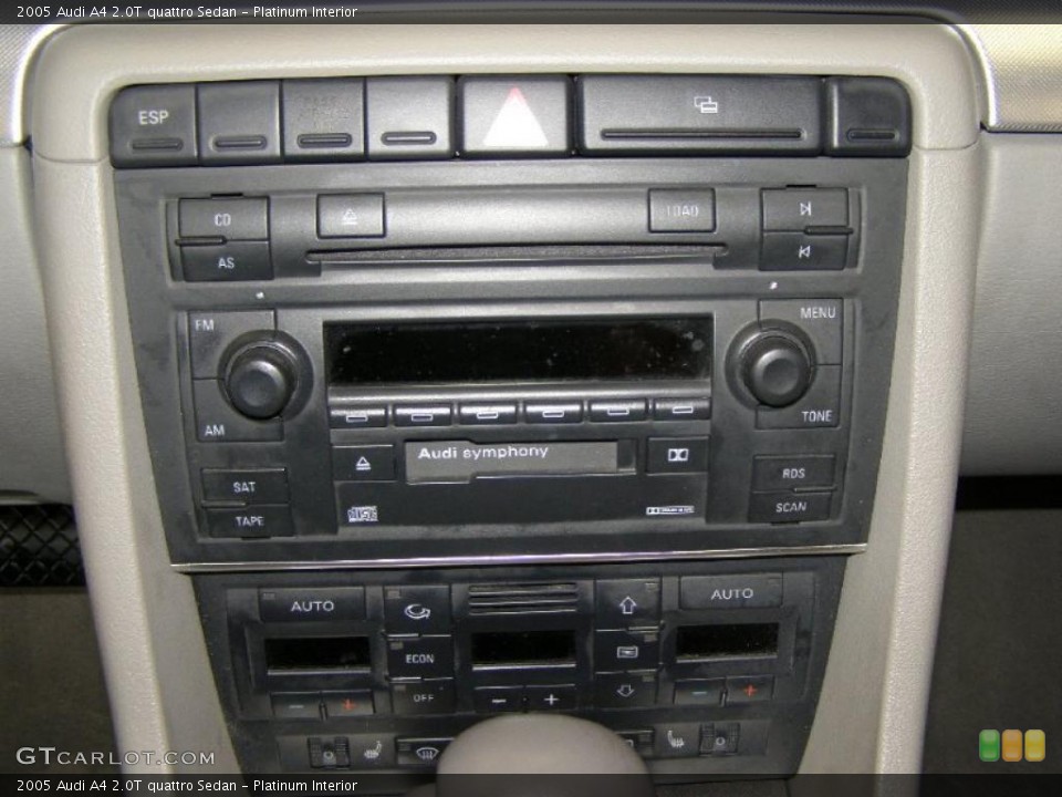 Platinum Interior Controls for the 2005 Audi A4 2.0T quattro Sedan #46626388