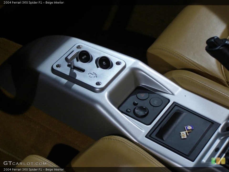 Beige Interior Controls for the 2004 Ferrari 360 Spider F1 #46627