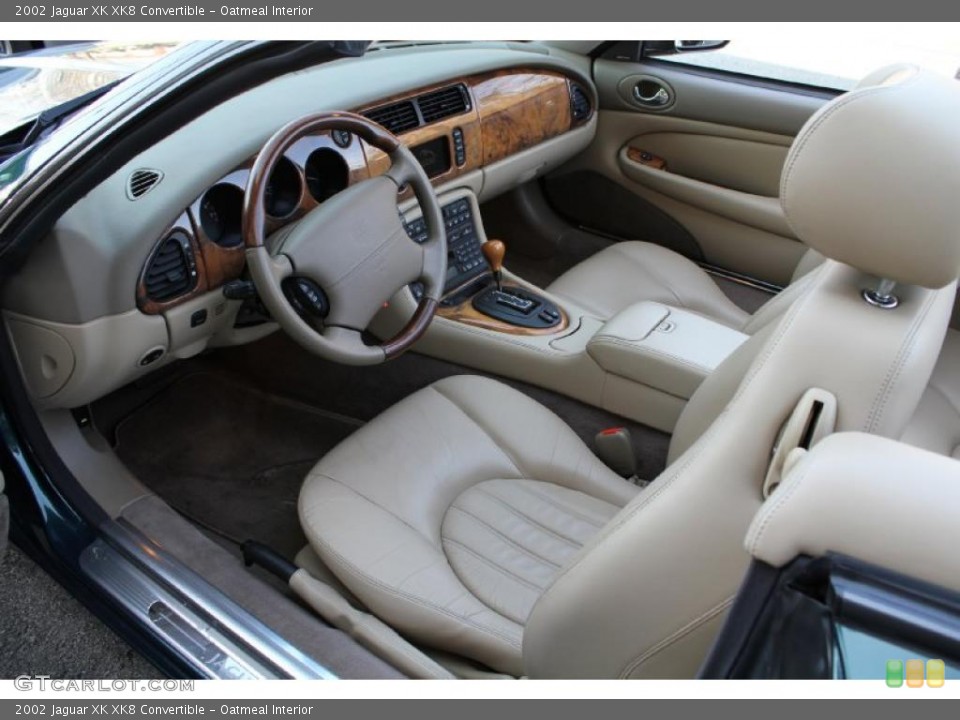 Oatmeal Interior Prime Interior for the 2002 Jaguar XK XK8 Convertible #46627237