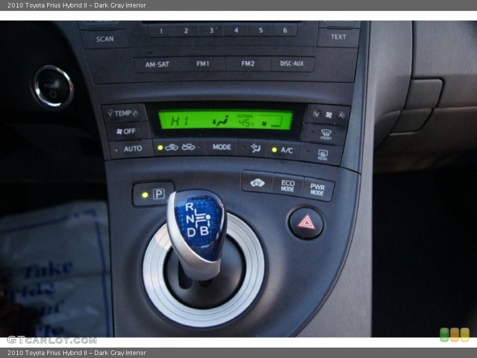 Dark Gray Interior Transmission for the 2010 Toyota Prius Hybrid II #46629421