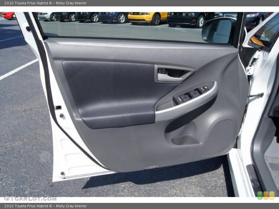 Misty Gray Interior Door Panel for the 2010 Toyota Prius Hybrid III #46629499