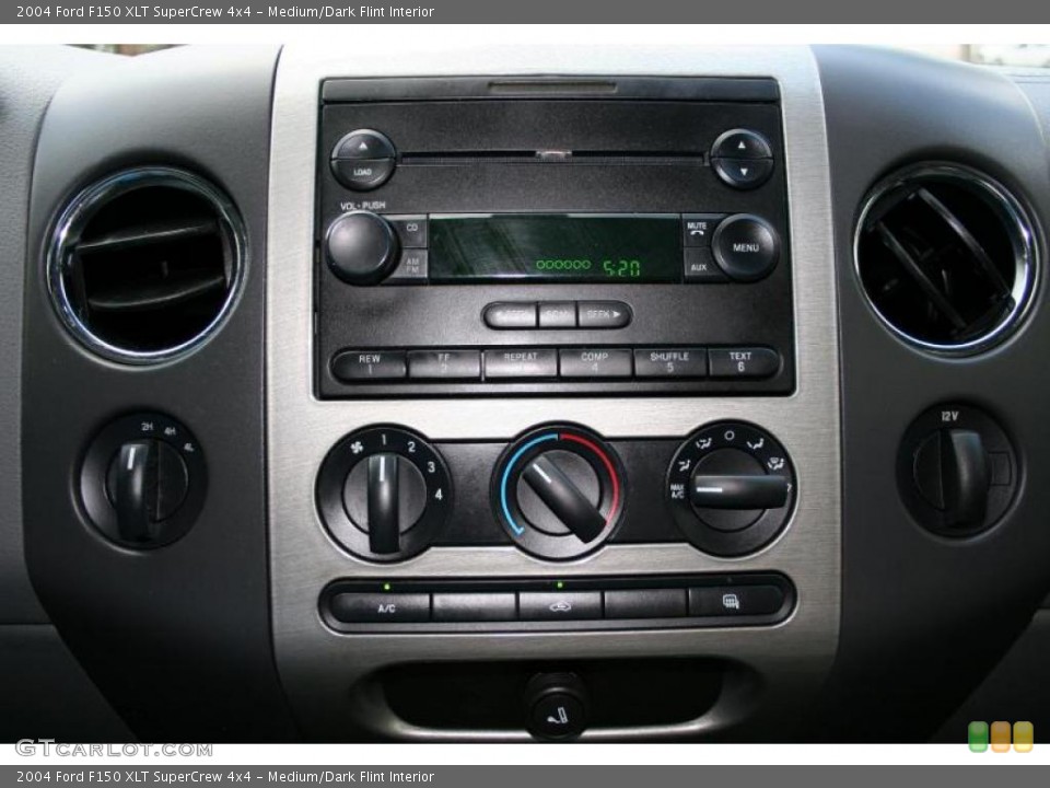Medium/Dark Flint Interior Controls for the 2004 Ford F150 XLT SuperCrew 4x4 #46633256