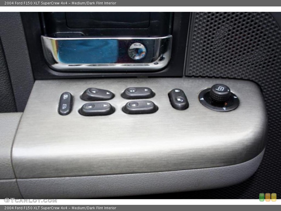 Medium/Dark Flint Interior Controls for the 2004 Ford F150 XLT SuperCrew 4x4 #46633280