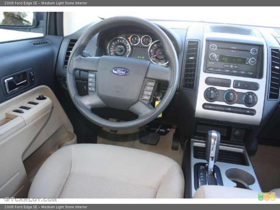 Medium Light Stone Interior Dashboard for the 2008 Ford Edge SE #46633940