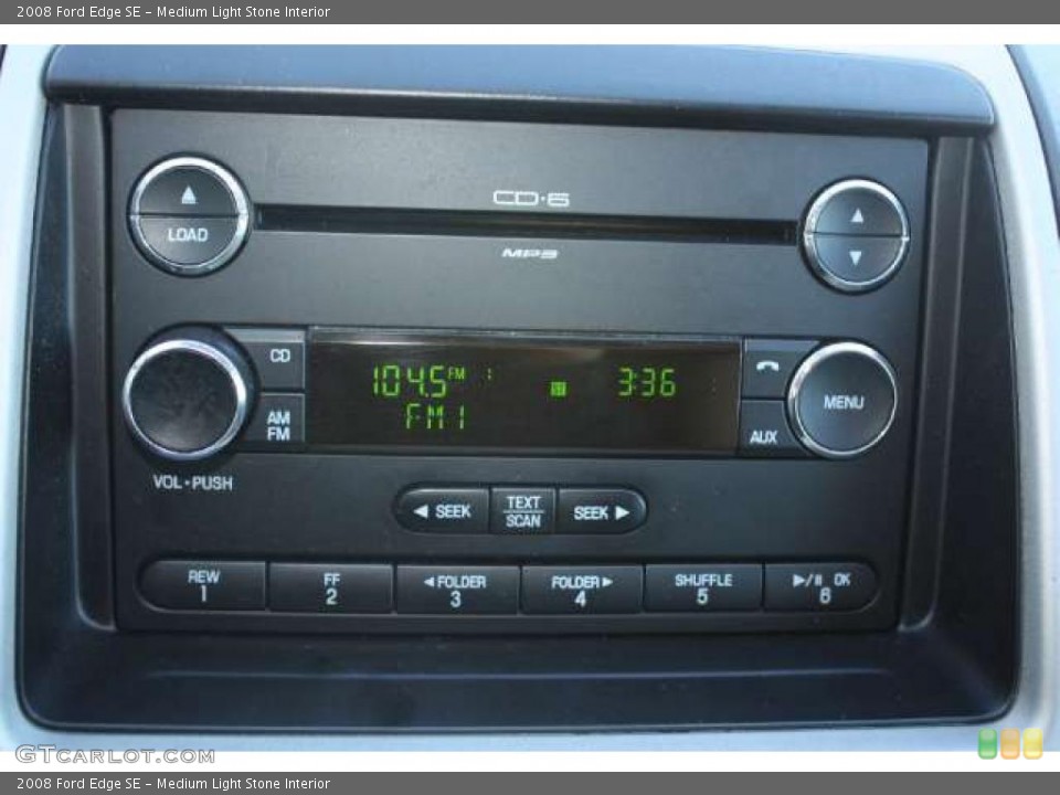 Medium Light Stone Interior Controls for the 2008 Ford Edge SE #46633958