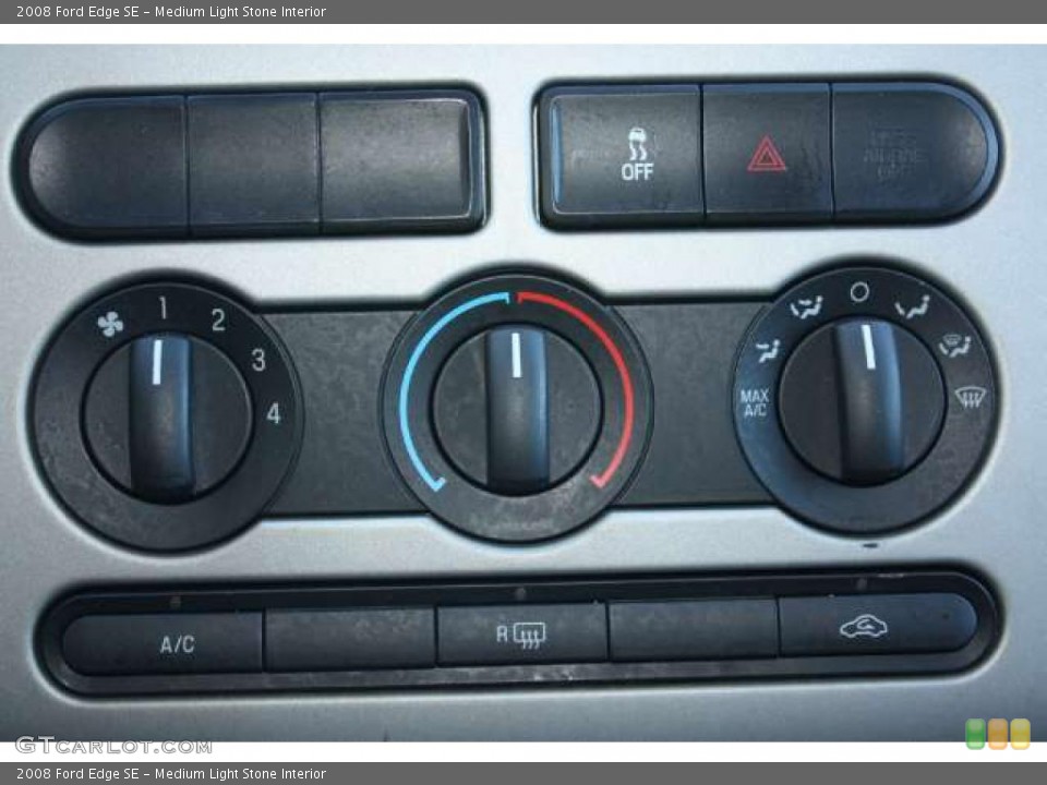 Medium Light Stone Interior Controls for the 2008 Ford Edge SE #46633964