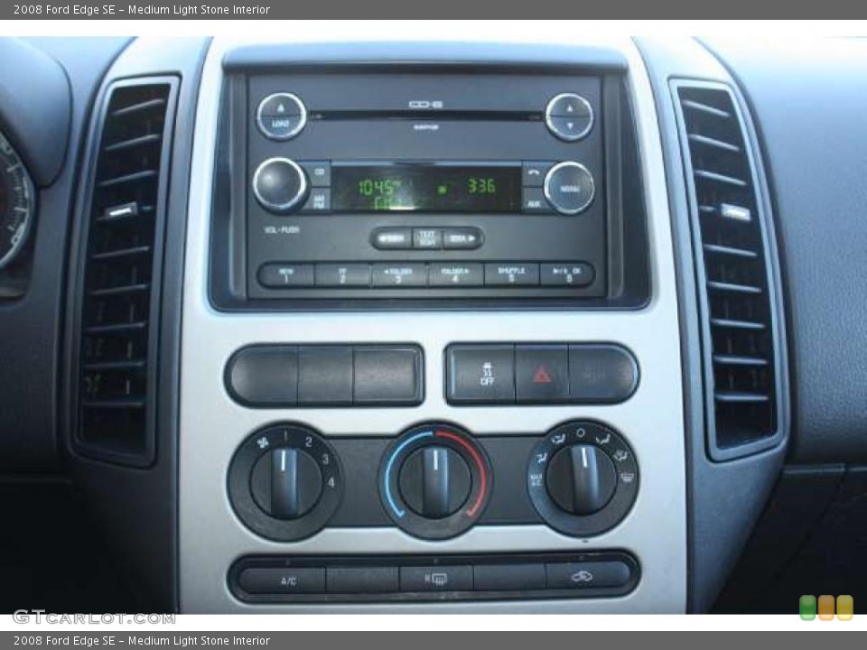 Medium Light Stone Interior Controls for the 2008 Ford Edge SE #46633970