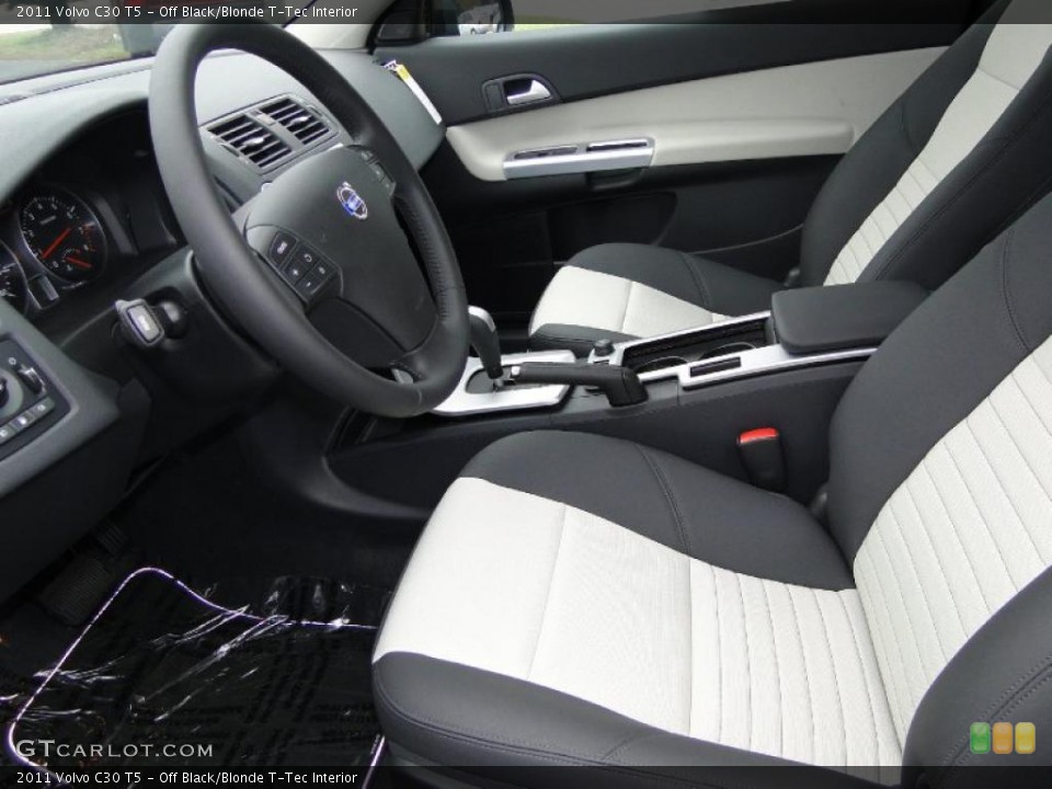 Off Black/Blonde T-Tec Interior Photo for the 2011 Volvo C30 T5 #46634825
