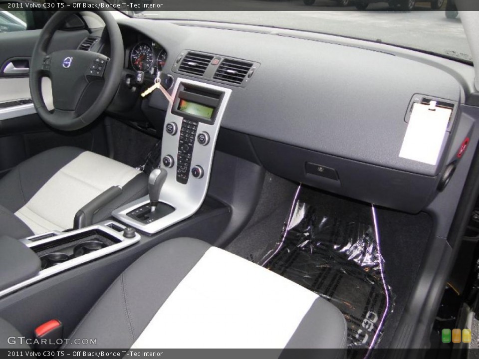 Off Black/Blonde T-Tec Interior Photo for the 2011 Volvo C30 T5 #46634855