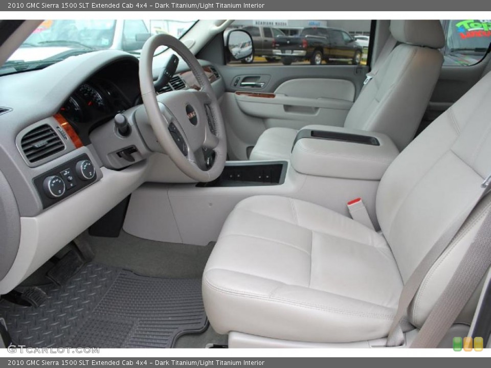 Dark Titanium/Light Titanium Interior Photo for the 2010 GMC Sierra 1500 SLT Extended Cab 4x4 #46637861