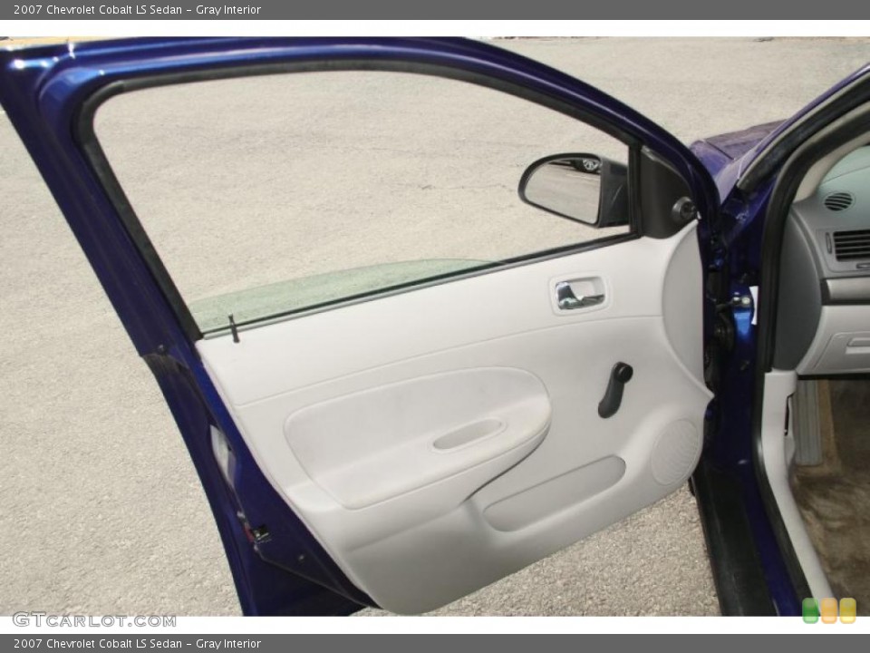 Gray Interior Door Panel for the 2007 Chevrolet Cobalt LS Sedan #46637927