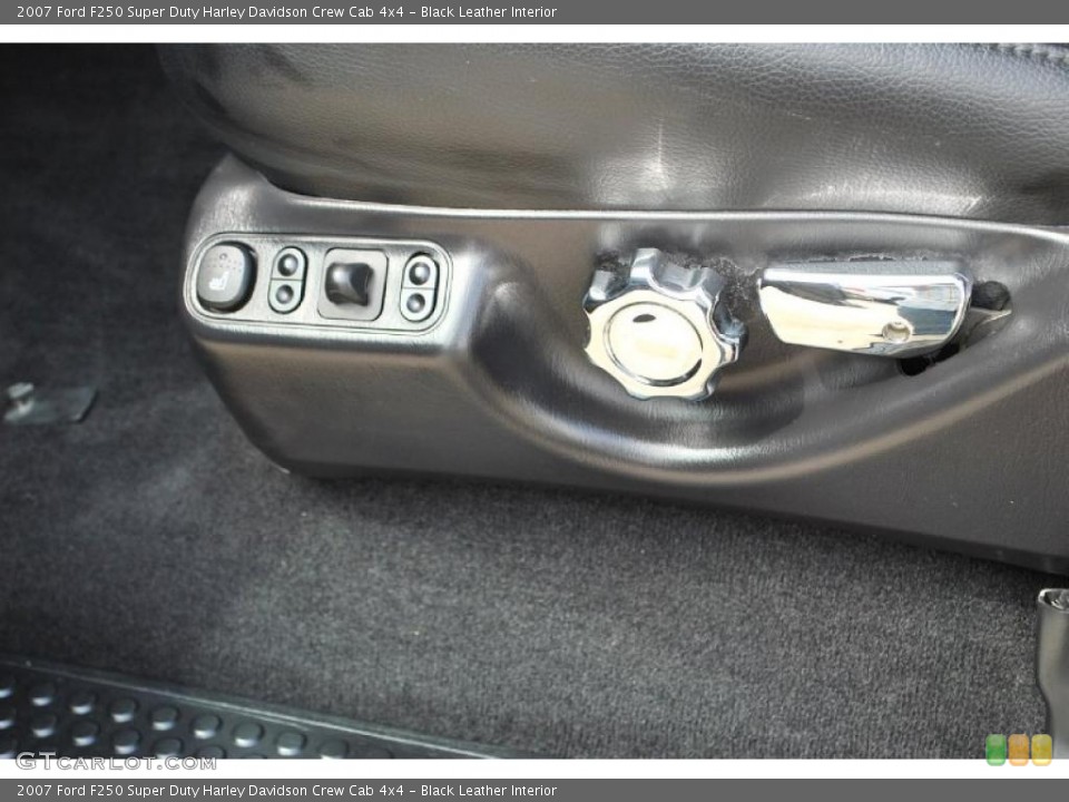 Black Leather Interior Controls for the 2007 Ford F250 Super Duty Harley Davidson Crew Cab 4x4 #46638632