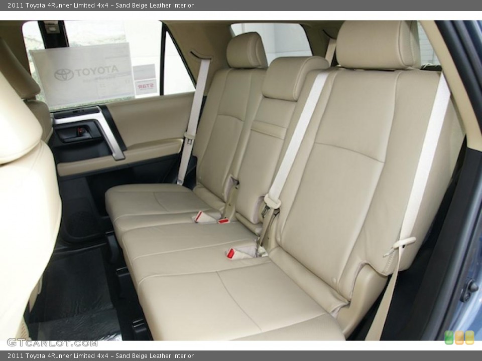 Sand Beige Leather Interior Photo for the 2011 Toyota 4Runner Limited 4x4 #46639241