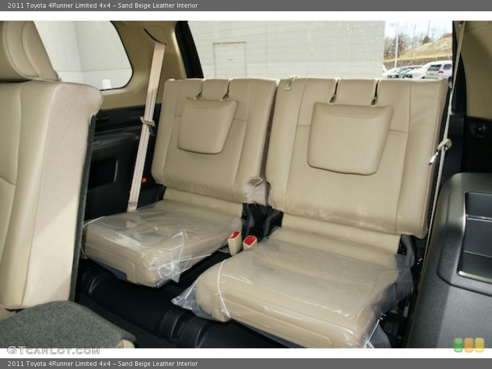 Sand Beige Leather Interior Photo for the 2011 Toyota 4Runner Limited 4x4 #46639250