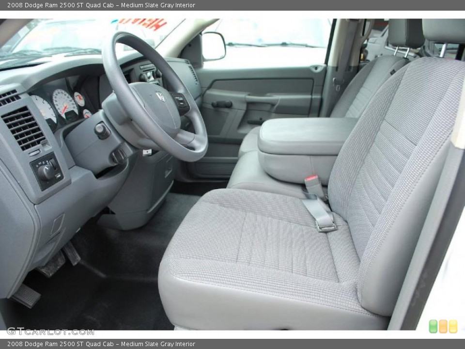Medium Slate Gray Interior Photo for the 2008 Dodge Ram 2500 ST Quad Cab #46640852
