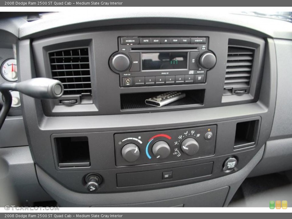 Medium Slate Gray Interior Controls for the 2008 Dodge Ram 2500 ST Quad Cab #46640879