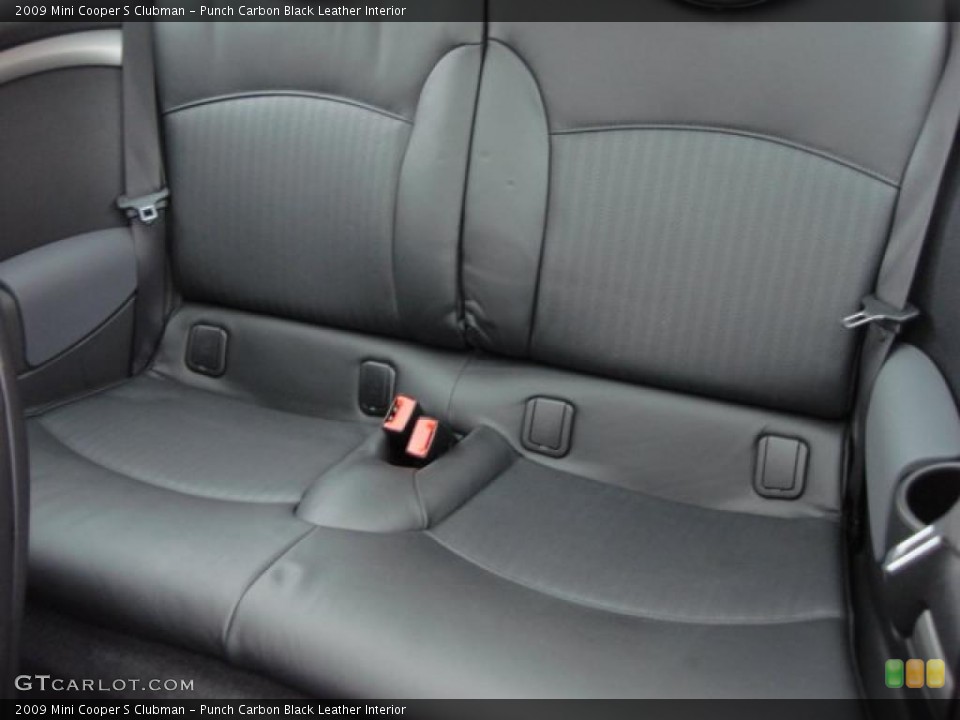 Punch Carbon Black Leather Interior Photo for the 2009 Mini Cooper S Clubman #46642124