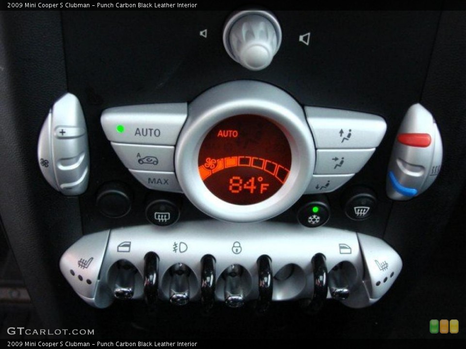 Punch Carbon Black Leather Interior Controls for the 2009 Mini Cooper S Clubman #46642151