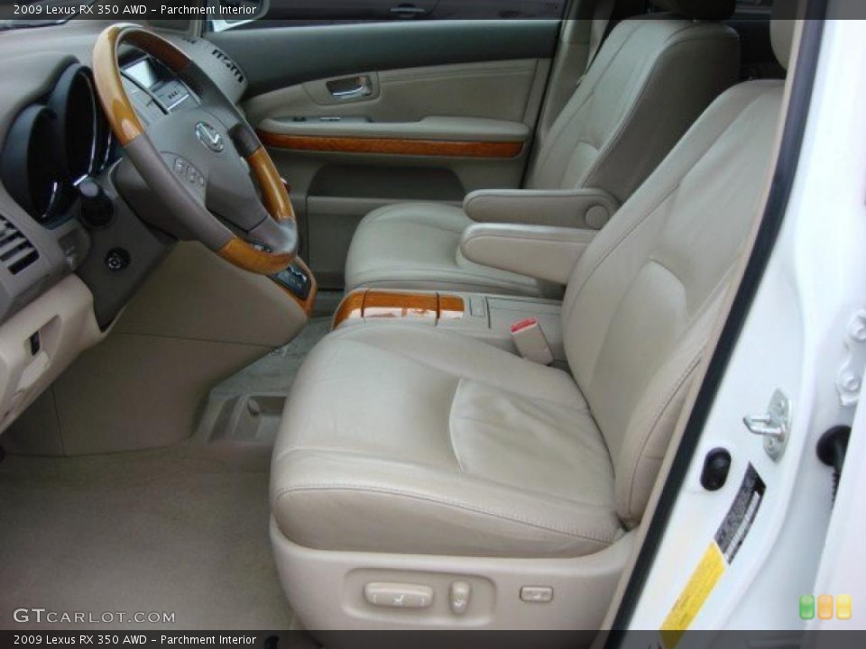 Parchment Interior Photo for the 2009 Lexus RX 350 AWD #46642265