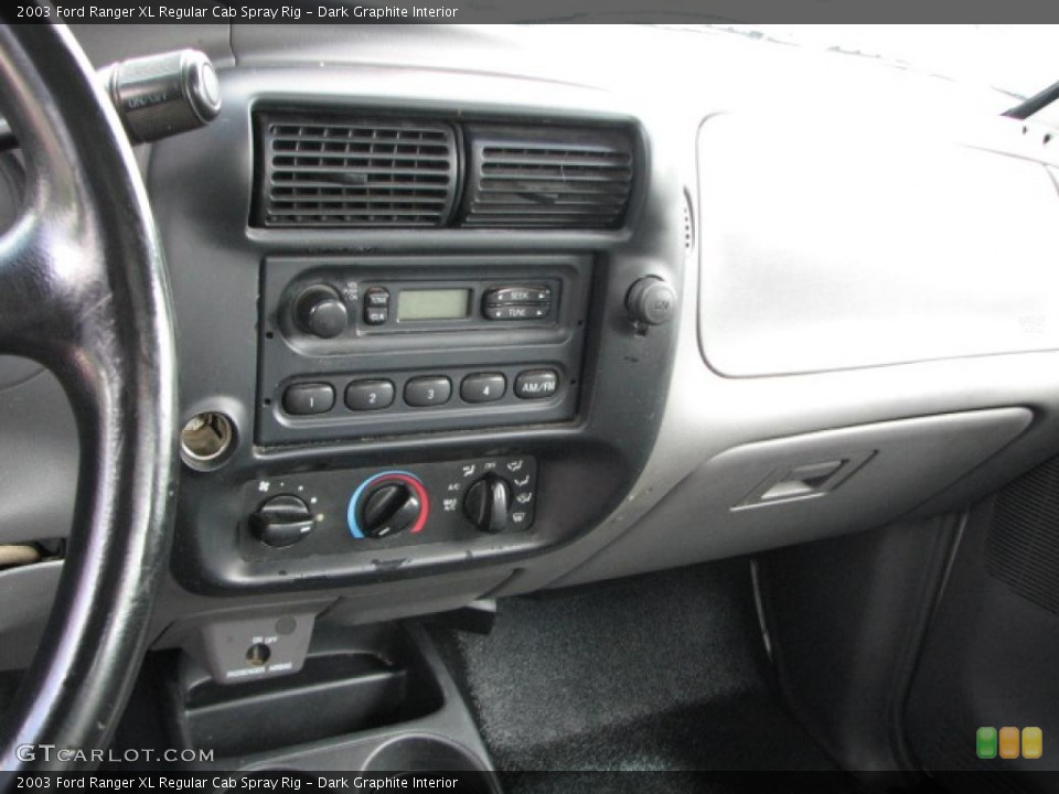 Dark Graphite Interior Controls for the 2003 Ford Ranger XL Regular Cab Spray Rig #46642277