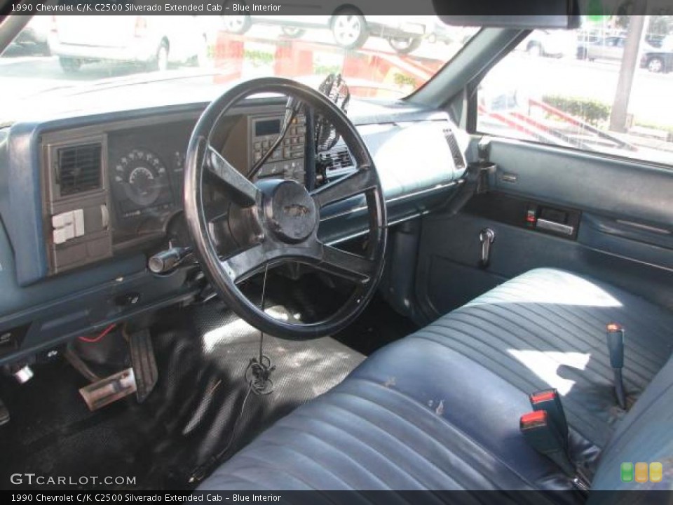 Blue 1990 Chevrolet C/K Interiors