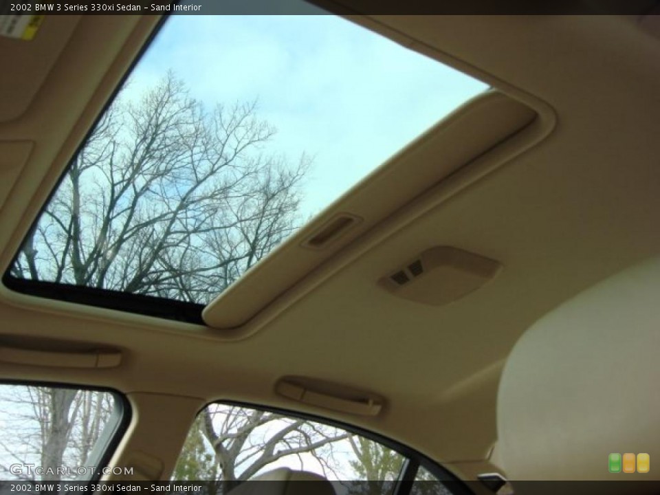 Sand Interior Sunroof for the 2002 BMW 3 Series 330xi Sedan #46642715