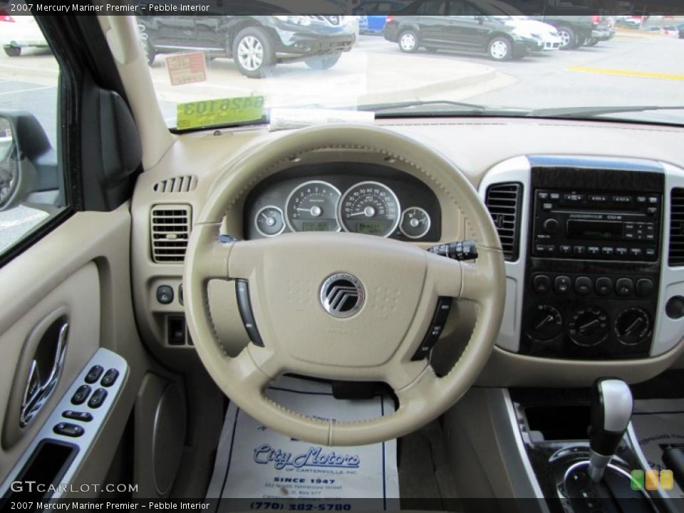 Pebble Interior Steering Wheel for the 2007 Mercury Mariner Premier #46643489
