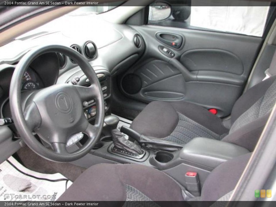 Dark Pewter Interior Prime Interior for the 2004 Pontiac Grand Am SE Sedan #46644587