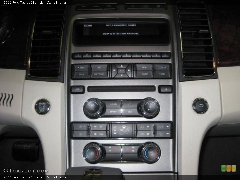 Light Stone Interior Controls for the 2011 Ford Taurus SEL #46645394