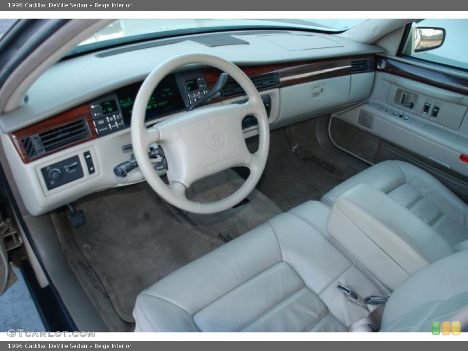 Beige Interior Photo for the 1996 Cadillac DeVille Sedan #46645868