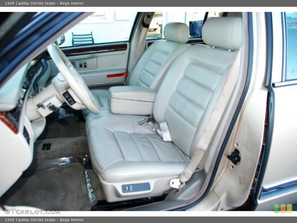 Beige Interior Photo for the 1996 Cadillac DeVille Sedan #46645874