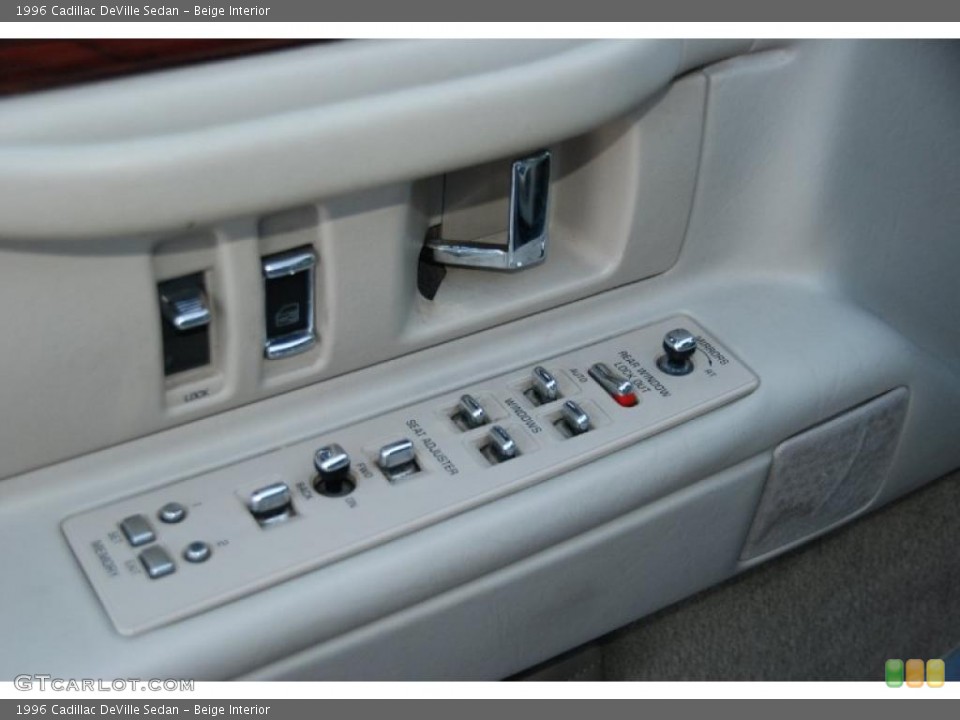 Beige Interior Controls for the 1996 Cadillac DeVille Sedan #46645886
