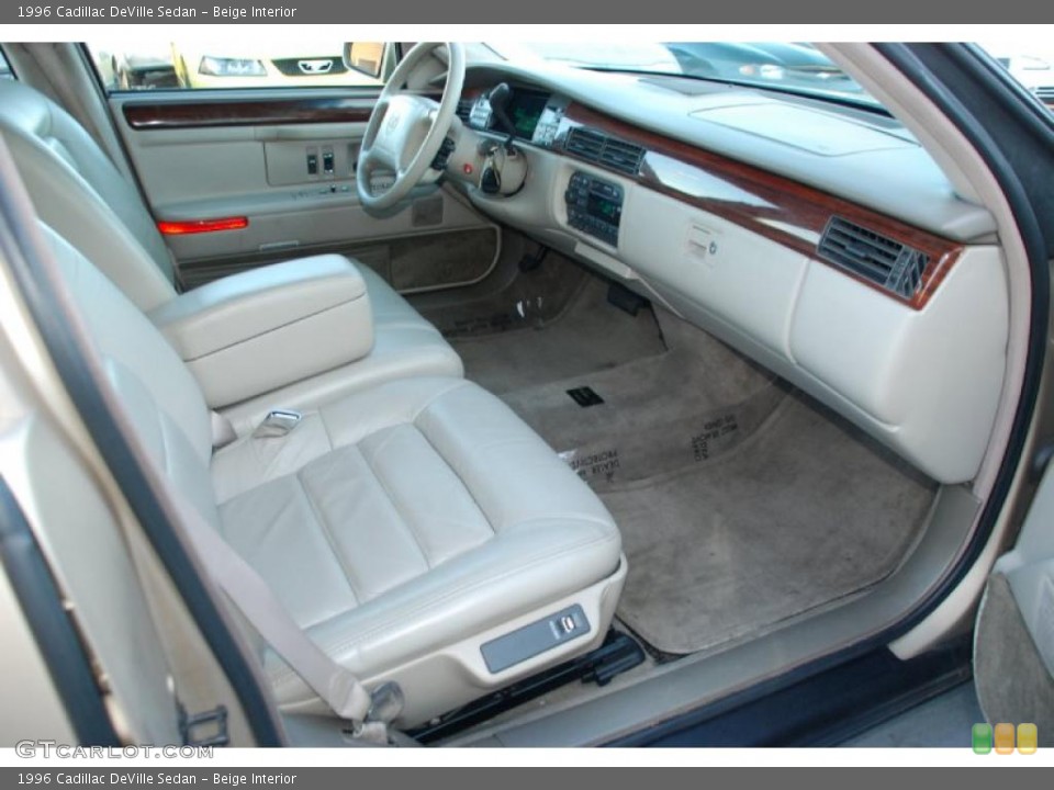 Beige Interior Photo for the 1996 Cadillac DeVille Sedan #46645922