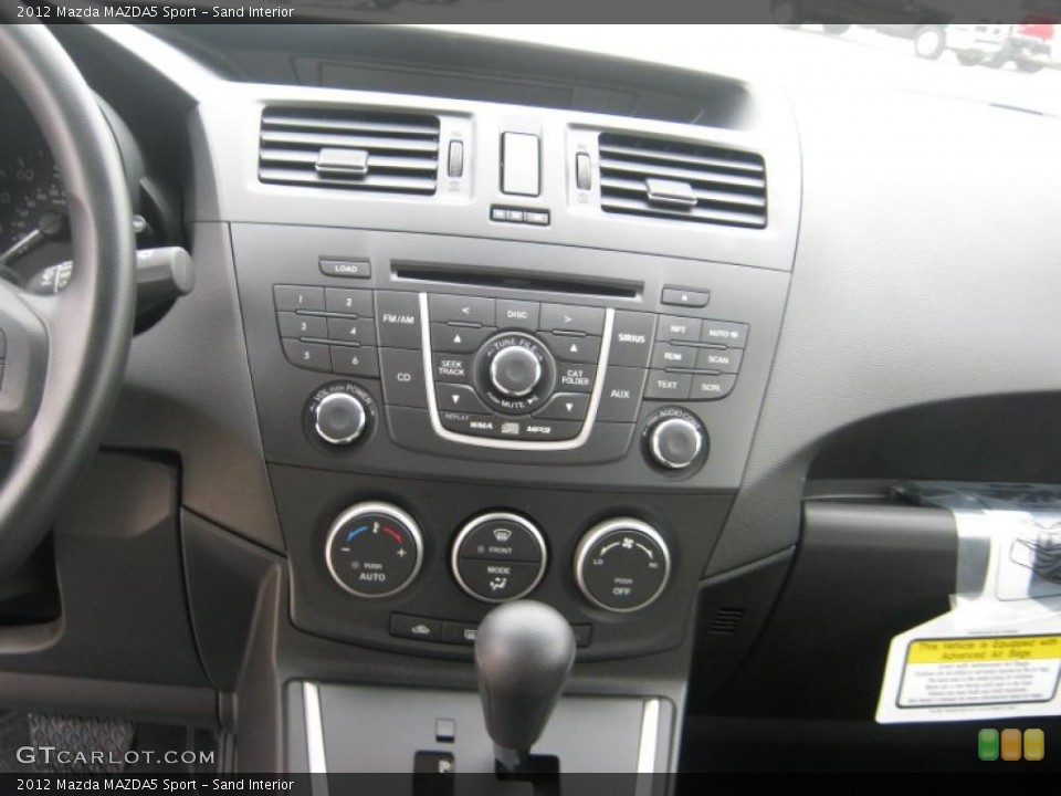 Sand Interior Controls for the 2012 Mazda MAZDA5 Sport #46646024