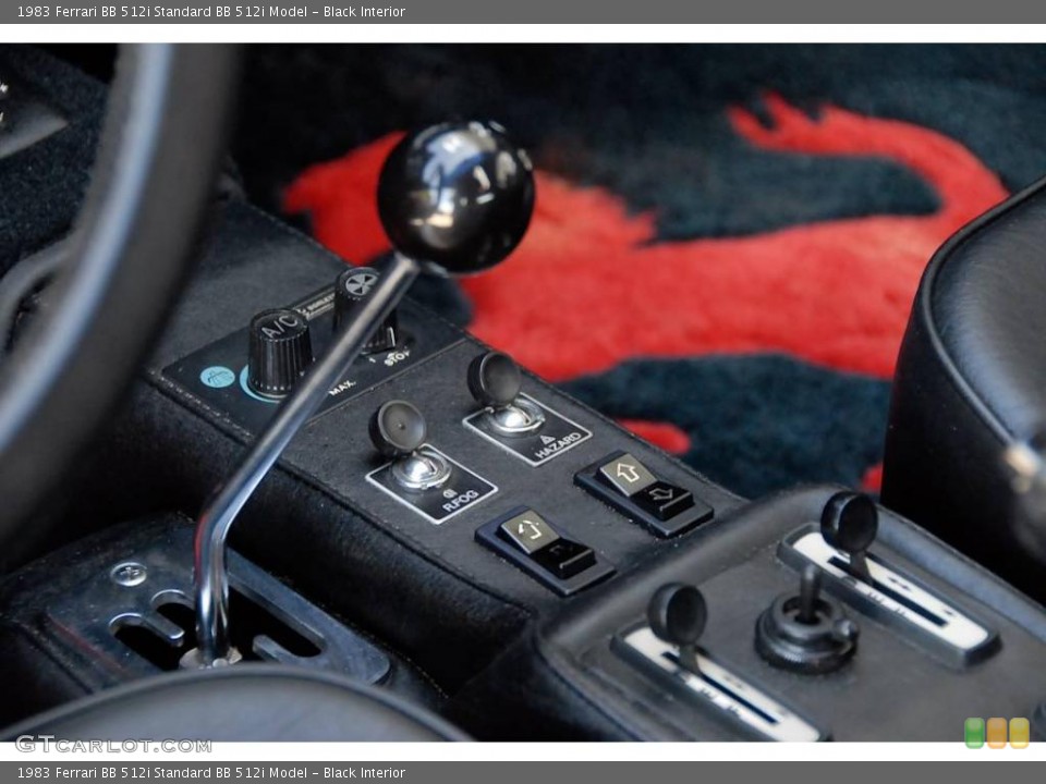 Black Interior Transmission for the 1983 Ferrari BB 512i  #46646537