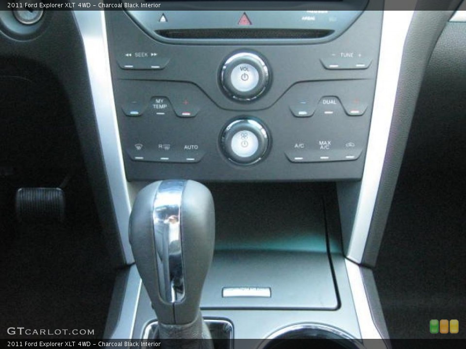 Charcoal Black Interior Controls for the 2011 Ford Explorer XLT 4WD #46646540