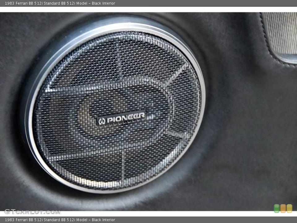 Black Interior Audio System for the 1983 Ferrari BB 512i  #46646549