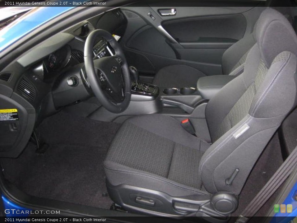 Black Cloth Interior Photo for the 2011 Hyundai Genesis Coupe 2.0T #46646630